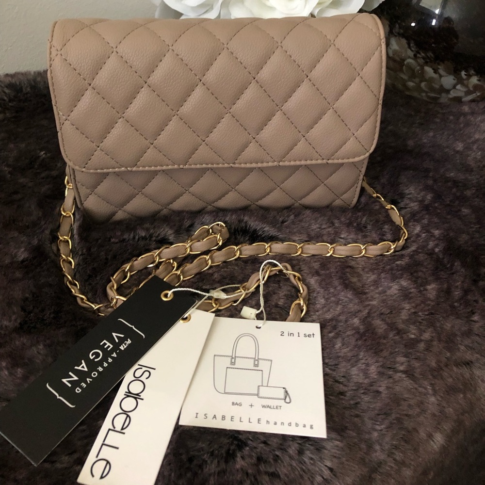 New With Tags Crossbody, Vegan Leather 2 and 1 set
